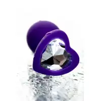 ToDo by Toyfa Анальная втулка ToDo by Toyfa Diamond Heart, силикон, фиолетовый, 7 см, Ø 2,8 см — купить в Минске Изображение ToDo by Toyfa Анальная втулка ToDo by Toyfa Diamond Heart, силикон, фиолетовый, 7 см, Ø 2,8 см