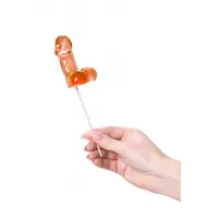 Фото Sosuчki Леденец Sosuчki, «Пенис Amaretto», средний, оранжевый, 80гр