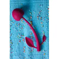 Изображение JOS Вагинальный шарик JOS CHERRY, силикон, бордовый, 14,5 см
