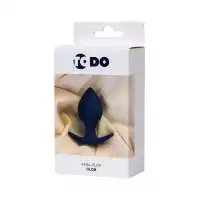 Фото ToDo by Toyfa Анальная втулка ToDo by Toyfa Glob, силикон, фиолетовый, 10 см, Ø 4,5 см