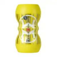 MensMax Мастурбатор нереалистичный MensMax Smart Doubble, TPE, желтый, 14,5 см — купить в Минске Фото MensMax Мастурбатор нереалистичный MensMax Smart Doubble, TPE, желтый, 14,5 см