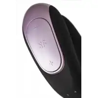 Изображение Satisfyer, Германия Многофункциональный стимулятор для пар Satisfyer Partner Double Fun, силикон, черный, 18 см