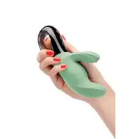 Изображение Fun Factory, Германия Вибратор Fun Factory MiSS BI, силикон, нефритовый, 17 см