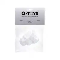 Изображение A-toys by TOYFA Мастурбатор A-Toys by TOYFA Flaff, TPE, белый, 8см, Ø 2,9 см