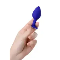 ToDo by Toyfa Анальная втулка ToDo by Toyfa Brilliant, силикон, синий с белым кристаллом 7 см, Ø 2,8 см, 26 г — купить в Минске Фото ToDo by Toyfa Анальная втулка ToDo by Toyfa Brilliant, силикон, синий с белым кристаллом 7 см, Ø 2,8 см, 26 г