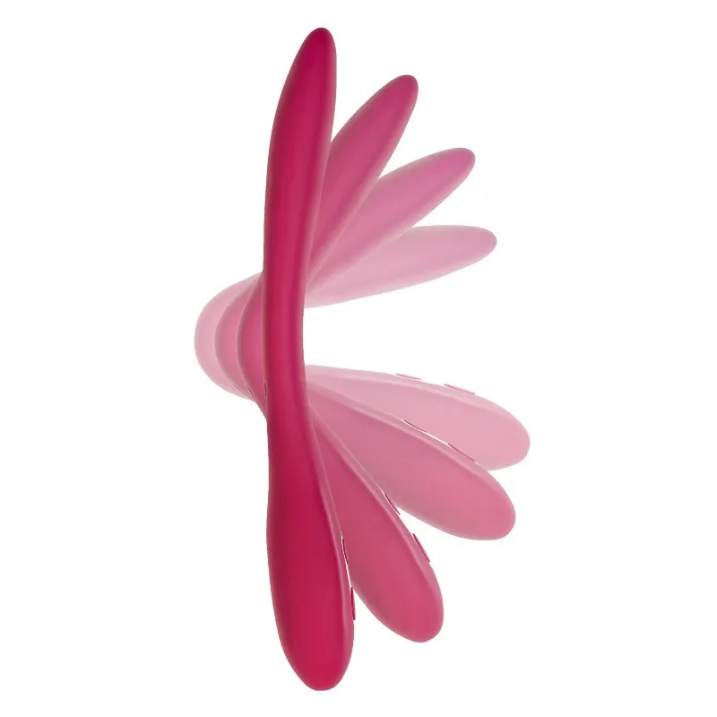 Изображение Leroina Многофункциональный вибратор LEroina Caberna, силикон, бордовый, 20 см