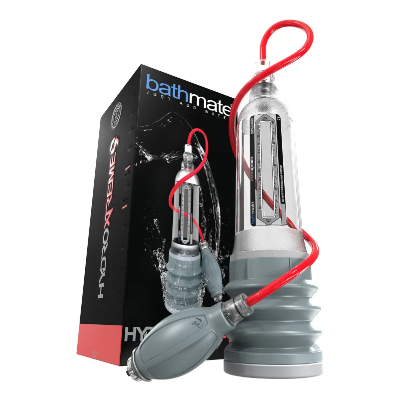 Фото Bathmate, Великобритания Гидропомпа Bathmate HYDROXTREME9, ABS пластик, прозрачная, 32,5 см (аналог Hydromax Xtreme X40)