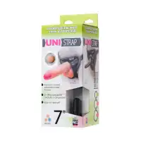 Изображение Lovetoy, Китай Страпон на креплении LoveToy UNI strap 7 Harness best of all, телесный