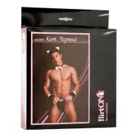 Изображение  Костюм мужской Кот Flirton, черно-белый (46-48)