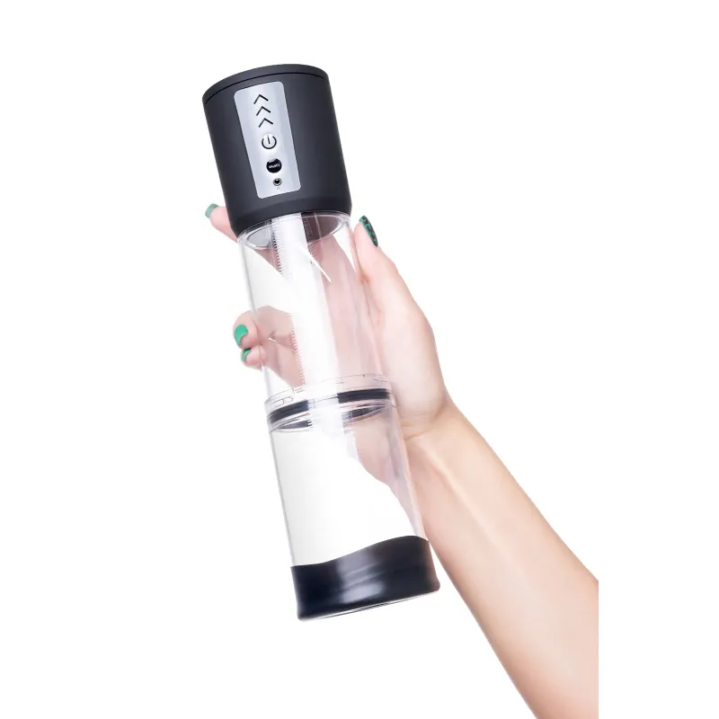 Фото Sexus Men Автоматическая помпа для пениса Sexus Men Expert Andreas, ABS-пластик, черная, 28 см