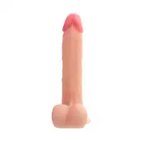 Фото RealStick Silicone by TOYFA Фаллоимитатор RealStick Silicone Henry C, силикон, телесный, 25 см