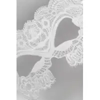 Изображение Eromantica, Россия Маска нитяная Eromantica Marquise, текстиль, белая, 17,5 см