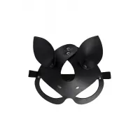 Фото PECADO B.D.S.M Маска Pecado BDSM, с ушками кошки, натуральная кожа, черный