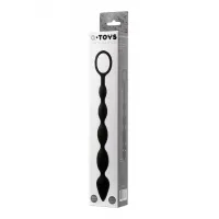 A-toys by TOYFA Анальная цепочка A-Toys by TOYFA Dang, силикон, черный, 27,6 см — купить в Минске Фото A-toys by TOYFA Анальная цепочка A-Toys by TOYFA Dang, силикон, черный, 27,6 см
