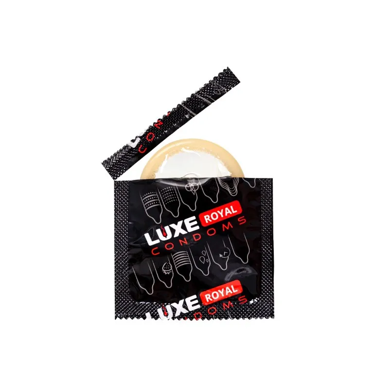 Изображение Luxe Презервативы Luxe, royal, extreme, 18 см, 5,2 см, 3 шт.
