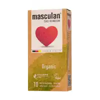 Фото Masculan Презервативы masculan  ORGANIC № 10 утонченные, 18,5 см, 5.3 см, 10 шт.