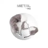 Изображение  Анальная втулка с хвостом и ушки Metal by Toyfa, металл, серебристая, 44,4 см