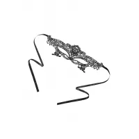 Изображение Eromantica, Россия Маска нитяная Eromantica Queen, текстиль, черная, 31 см