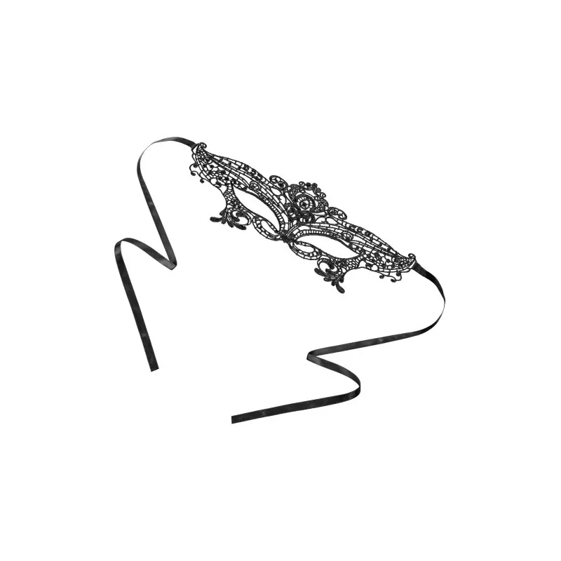 Изображение Eromantica, Россия Маска нитяная Eromantica Queen, текстиль, черная, 31 см