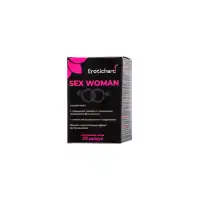 Изображение  Капсулы возбуждающие для женщин Erotichard, SEX WOMEN, 20 капсул