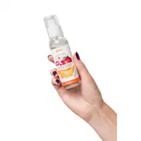 Фото YOVEE Съедобная гель-смазка Yovee «Двойной соблазн» с Д-Пантенолом, со вкусом клубники и дыни, 100 мл