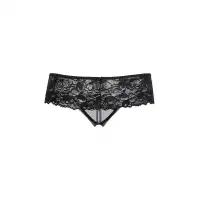Фото SoftLine Collection, Польша Шортики открытые кружевные SoftLine Collection, черный, S/M