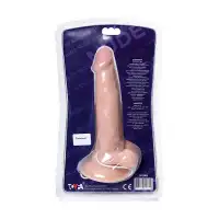 Изображение RealStick Nude by TOYFA Реалистичный вибратор RealStick Nude, PVC, 7 режимов вибрации, телесный.