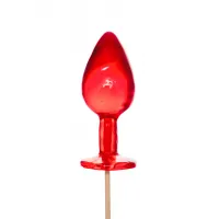 Фото Sosuчki Леденец Sosuчki, «Анальная втулка малая Whiskey», красный 29гр.