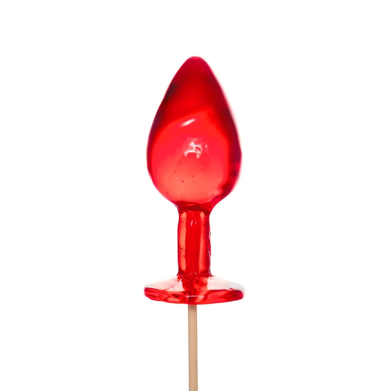 Фото Sosuчki Леденец Sosuчki, «Анальная втулка малая Whiskey», красный 29гр.