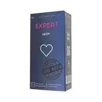 Фото  Презервативы EXPERT Neon  15 шт. (светящиеся)