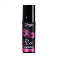 Orgie, Португалия Гель для массажа ORGIE Sexy Vibe Intense Orgasm с разогревающим и охлаждающим эффектом, 15 мл — купить в Минске Изображение Orgie, Португалия Гель для массажа ORGIE Sexy Vibe Intense Orgasm с разогревающим и охлаждающим эффектом, 15 мл