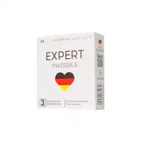 Презервативы EXPERT Invisible Germany 3 шт. (ультратонкие) — купить в Минске Изображение Презервативы EXPERT Invisible Germany 3 шт. (ультратонкие)