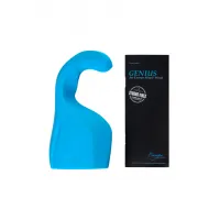 Фото Magic Wand Насадка Magic Wand Genius для массажера Europe, силикон, синяя, 17 см