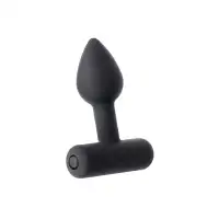 Фото Erotist Анальная втулка Erotist SHAFT, силикон, черный, 6,9 см