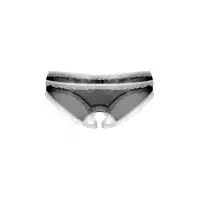 Изображение SoftLine Collection, Польша Трусики открытые с рюшами SoftLine Collection, черный, S/M