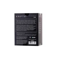 Фото Erotist Виброкольцо Erotist Mill, силикон, черный, 8,5 см, Ø 2,6 см