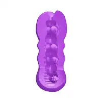 Фото MensMax Мастурбатор нереалистичный MensMax FEEL CRASH, TPE, фиолетовый, 14,2 см