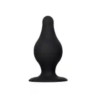 Фото Erotist Анальная втулка Erotist Spade M, сайлекспан, чёрный, 10 см