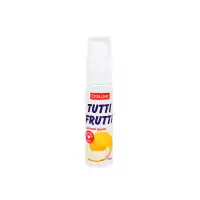 Фото Биоритм, Россия Съедобная гель-смазка TUTTI-FRUTTI для орального секса со вкусом сочная дыня 30г