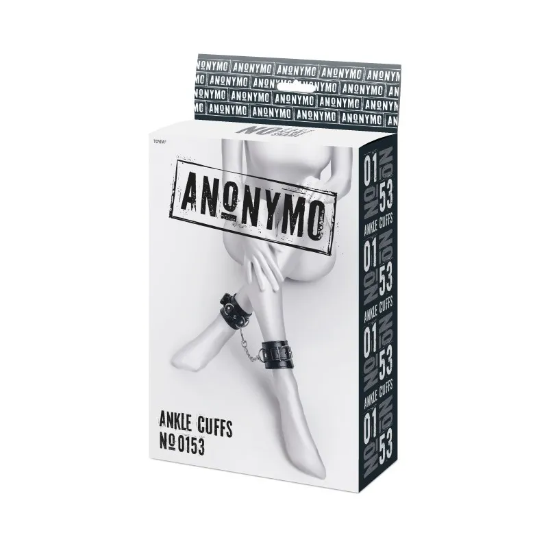 Фото  Поножи Anonymo #0153, PU кожа, черные, 26,5 см