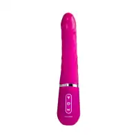 Фото  Нереалистичный вибратор Ailighter Smart Telescopic lover, TPE, розовый, 27,1 см.