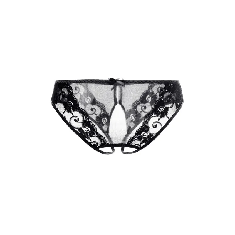 Изображение Erolanta Lingerie Эротические трусики Erolanta Pauline, черный (50-52)