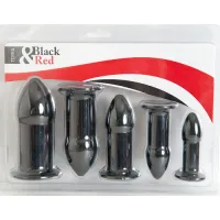 Фото Black & Red by TOYFA Набор втулок разный размеров, черный