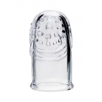 Изображение A-toys by TOYFA Комплект насадок на палец A-Toys by TOYFA Favi, TPE, прозрачный, 3,5 см