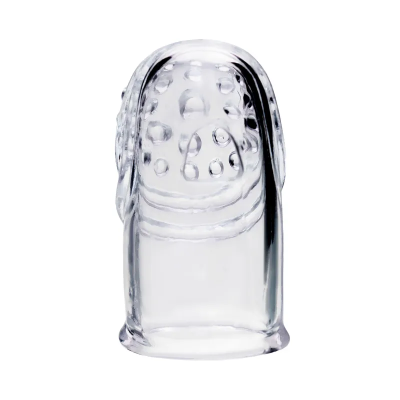 Изображение A-toys by TOYFA Комплект насадок на палец A-Toys by TOYFA Favi, TPE, прозрачный, 3,5 см