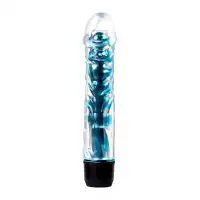 Изображение TOYFA Basic Вибратор TOYFA Trio Vibe, TPE, голубой, 15,5 см