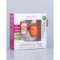 Фото Shotsmedia, Голландия Виброяйцо 10 Speed Remote Vibrating Egg Small оранжевое