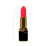 Изображение Flovetta by toyfa, Китай Минивибратор Flovetta PANSIES, ABS пластик, черный, 9 см