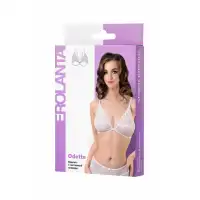 Фото Erolanta Lingerie Бралетт Erolanta Odette с застежкой спереди, белый (50-52)