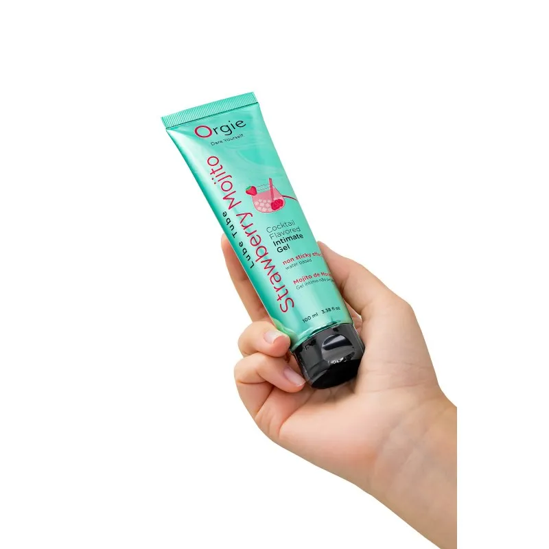 Фото Orgie, Португалия Интимный гель ORGIE Lube Tube Strawberry Mojito на водной основе, со вкусом клубничного мохито,100мл